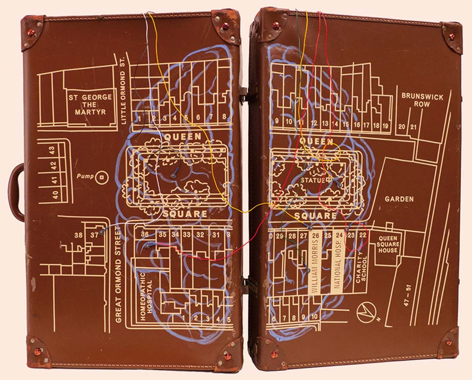 Suitcase Map Queen Square